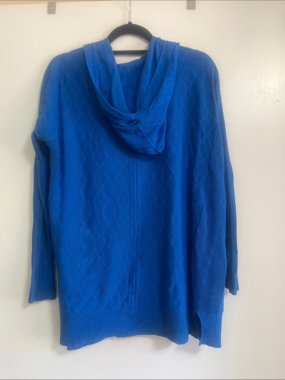 Sparrow open front cardigan hoodie